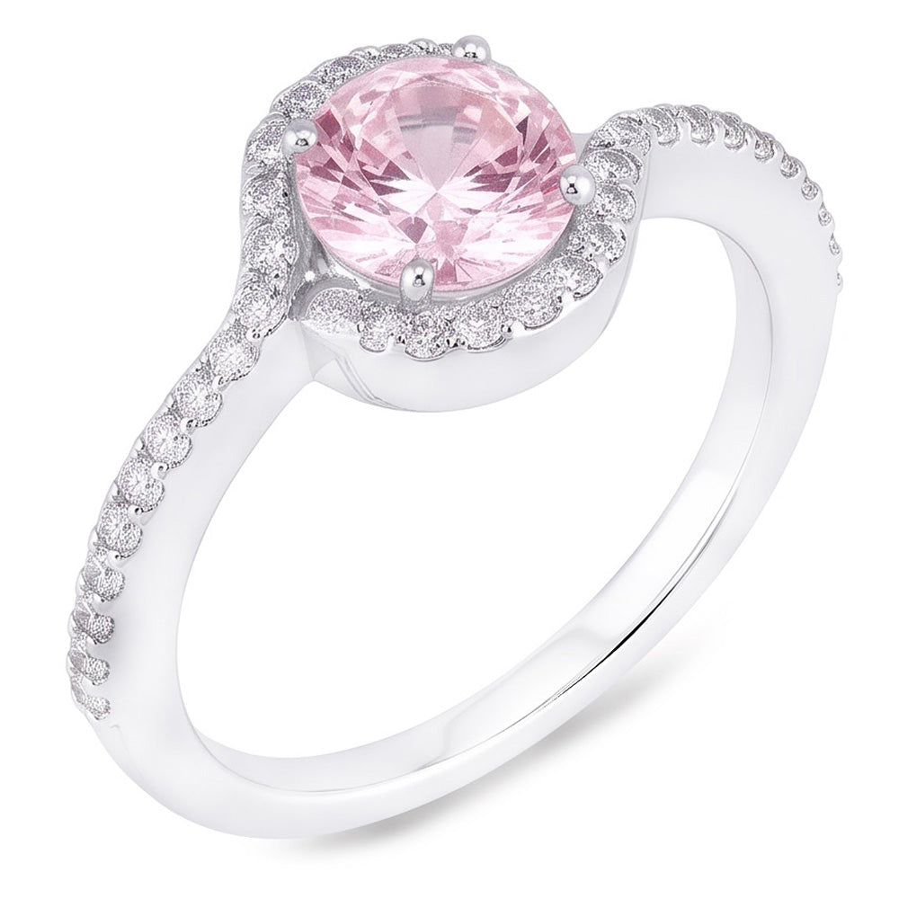 Natural Sapphire Ring 1.35ct - White Gold 14K