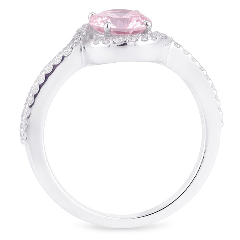 Natural Sapphire Ring 1.35ct - White Gold 14K