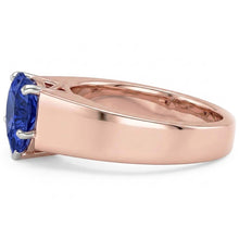 Natural Sapphire Ring 1.50ct - Two Tone 14K Gold