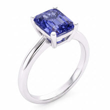 Natural Sapphire Ring 1.50ct - White Gold 14K