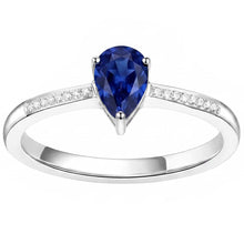 Natural Sapphire Ring 1.50ct - White Gold 14K