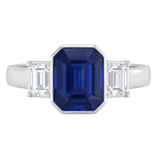 Natural Sapphire Ring 1.50ct - White Gold 14K