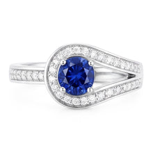 Natural Sapphire Ring 1.50ct - White Gold 14K