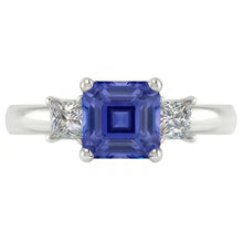 Natural Sapphire Ring 1.50ct - White Gold 14K
