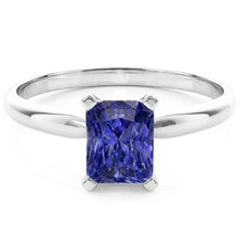 Natural Sapphire Ring 1.50ct - White Gold 14K