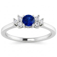 Natural Sapphire Ring 1.50ct - White Gold 14K
