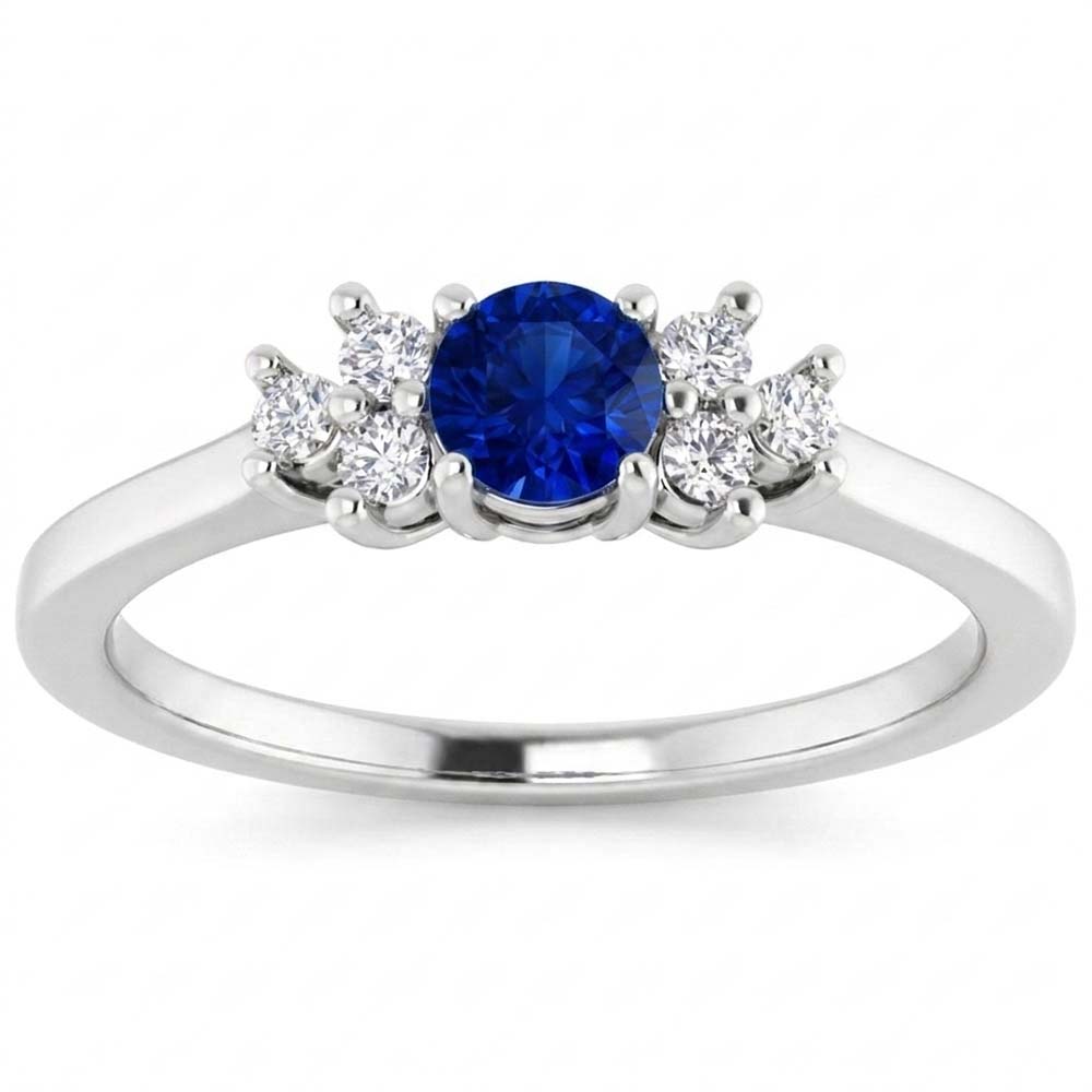 Natural Sapphire Ring 1.50ct - White Gold 14K