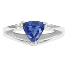 Natural Sapphire Ring 1.50ct - White Gold 14K
