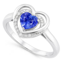 Natural Sapphire Ring 1.50ct - White Gold 14K