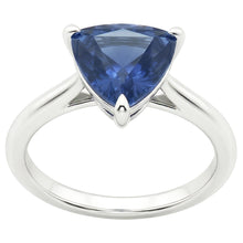 Natural Sapphire Ring 1.50ct - White Gold 14K