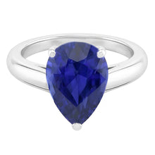 Natural Sapphire Ring 1.50ct - White Gold 14K
