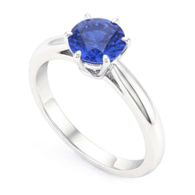 Natural Sapphire Ring 1.50ct - White Gold 14K