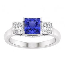 Natural Sapphire Ring 1.50ct - White Gold 14K