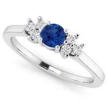 Natural Sapphire Ring 1.50ct - White Gold 14K