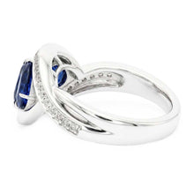 Natural Sapphire Ring 1.50ct - White Gold 14K
