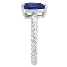 Natural Sapphire Ring 1.50ct - White Gold 14K