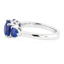 Natural Sapphire Ring 1.50ct - White Gold 14K