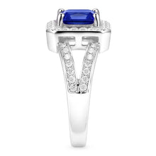 Natural Sapphire Ring 1.50ct - White Gold 14K