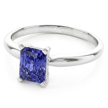 Natural Sapphire Ring 1.50ct - White Gold 14K
