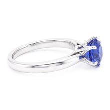 Natural Sapphire Ring 1.50ct - White Gold 14K