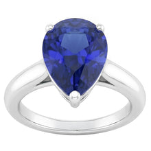 Natural Sapphire Ring 1.50ct - White Gold 14K