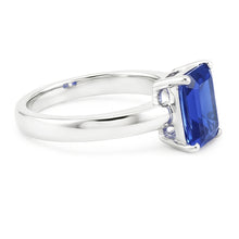 Natural Sapphire Ring 1.50ct - White Gold 14K