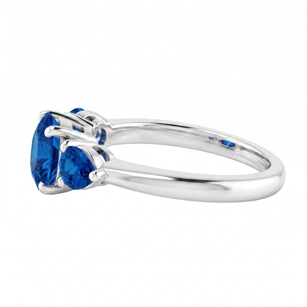 Natural Sapphire Ring 1.50ct - White Gold 14K