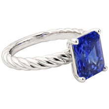 Natural Sapphire Ring 1.50ct - White Gold 14K