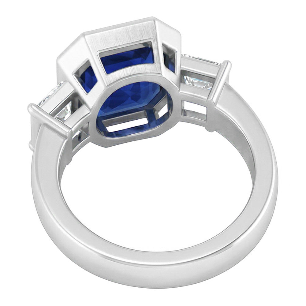 Natural Sapphire Ring 1.50ct - White Gold 14K