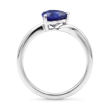Natural Sapphire Ring 1.50ct - White Gold 14K