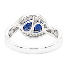 Natural Sapphire Ring 1.50ct - White Gold 14K