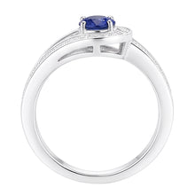 Natural Sapphire Ring 1.50ct - White Gold 14K