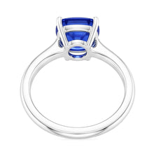 Natural Sapphire Ring 1.50ct - White Gold 14K