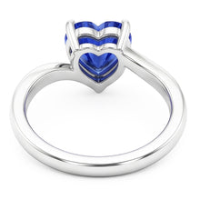 Natural Sapphire Ring 1.50ct - White Gold 14K