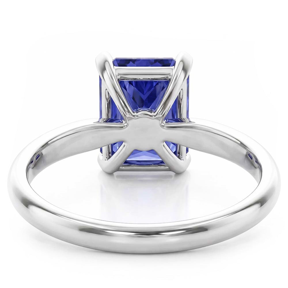 Natural Sapphire Ring 1.50ct - White Gold 14K