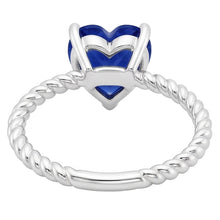 Natural Sapphire Ring 1.50ct - White Gold 14K