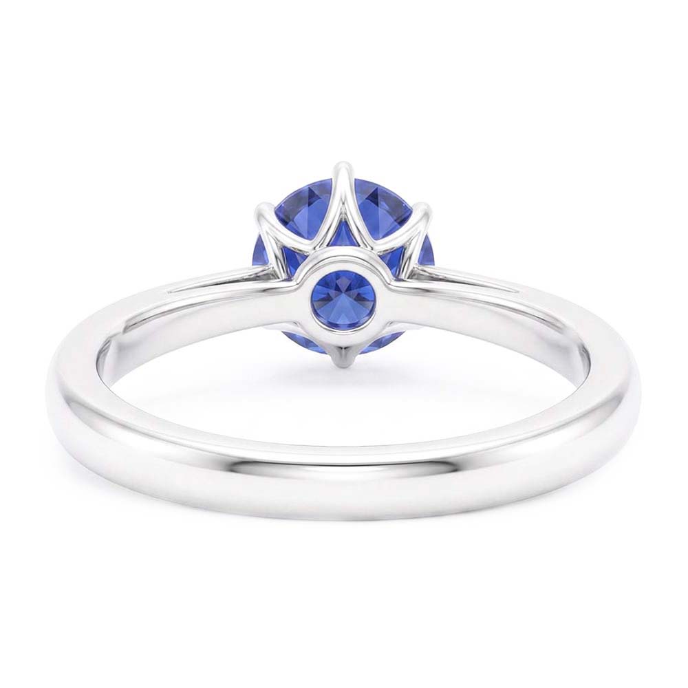 Natural Sapphire Ring 1.50ct - White Gold 14K