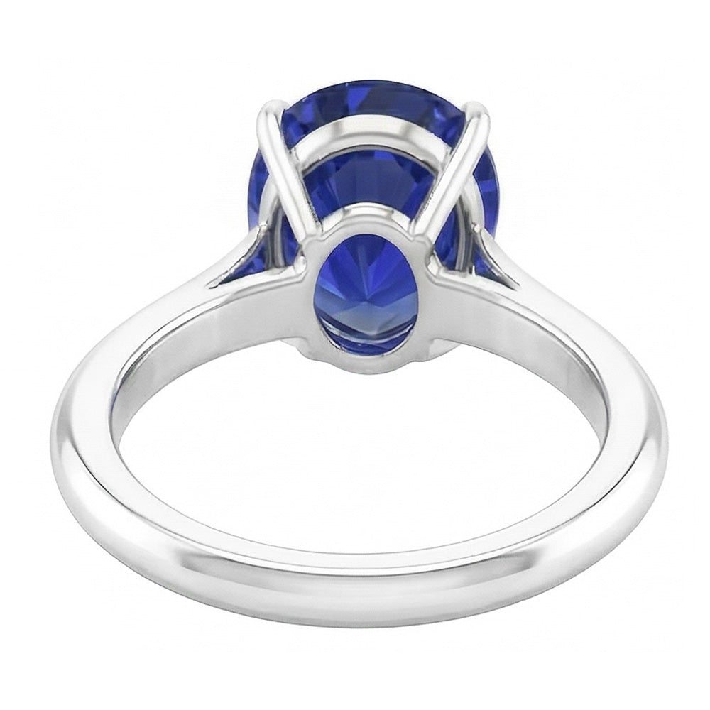 Natural Sapphire Ring 1.50ct - White Gold 14K