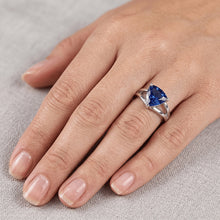 Natural Sapphire Ring 1.50ct - White Gold 14K