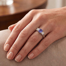 Natural Sapphire Ring 1.50ct - White Gold 14K