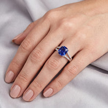 Natural Sapphire Ring 1.50ct - White Gold 14K