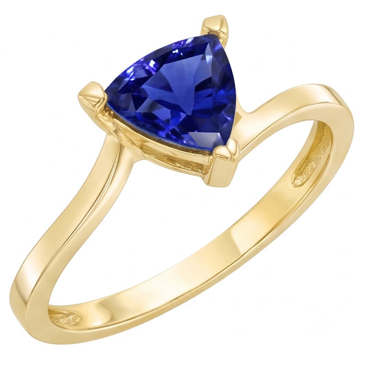 Natural Sapphire Ring 1.50ct - Yellow Gold 14K