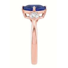 Natural Sapphire Ring 1.75ct - Rose Gold 14K