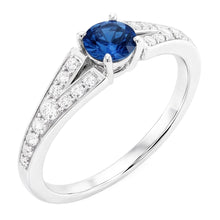 Natural Sapphire Ring 1.75ct - White Gold 14K