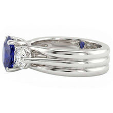Natural Sapphire Ring 1.75ct - White Gold 14K