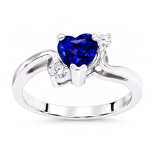 Natural Sapphire Ring 1.75ct - White Gold 14K