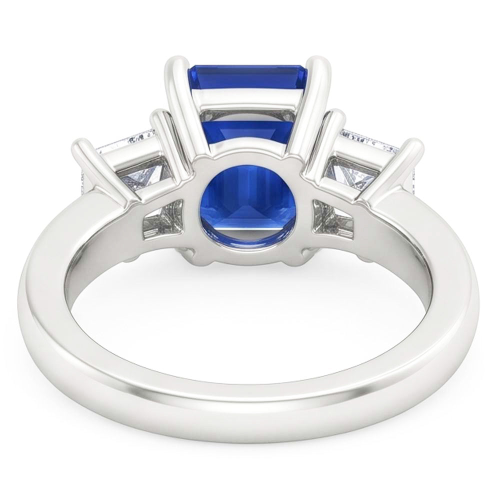Natural Sapphire Ring 1.75ct - White Gold 14K