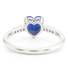 Natural Sapphire Ring 1.75ct - White Gold 14K