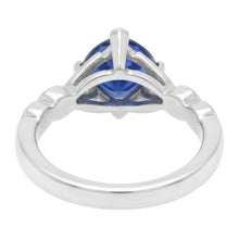 Natural Sapphire Ring 1.75ct - White Gold 14K