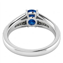 Natural Sapphire Ring 1.75ct - White Gold 14K